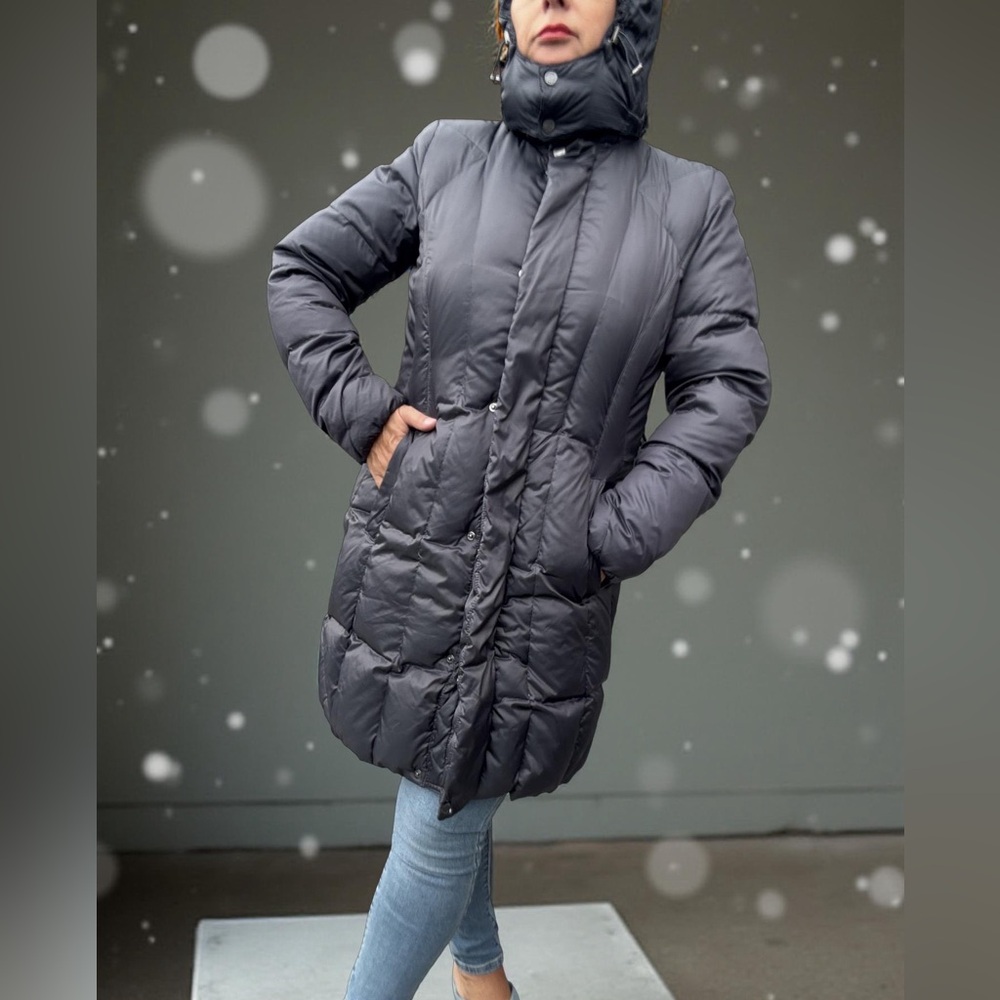 Geox Women's Dark Gray Puffer Jacket